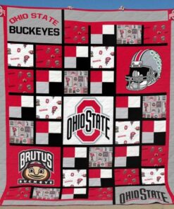 Ncaa Ohio State Buckeyes Quilt Blanket 508