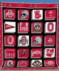 Ncaa Ohio State Buckeyes Quilt Blanket 511