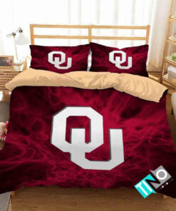 Ncaa Oklahoma Sooners 2 Logo V 3d Duvet Cover Bedding Sets