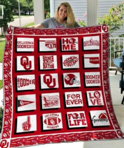 Ncaa Oklahoma Sooners Quilt Blanket 343