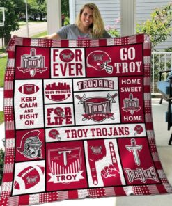 Ncaa Troy Trojans Quilt Blanket 1488