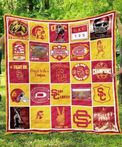 Ncaa Usc Trojans Quilt Blanket 684