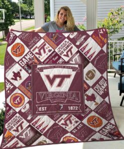 Ncaa Virginia Tech Hokies Quilt Blanket 264