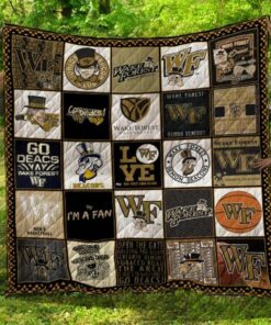 Ncaa Wake Forest Demon Deacons Quilt Blanket 277