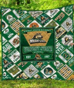 Ncaa Wright State Raiders Quilt Blanket 1279