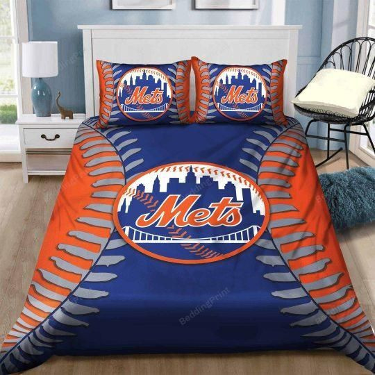 New York Mets B210962 Bedding Set (duvet Cover & Pillow Cases)
