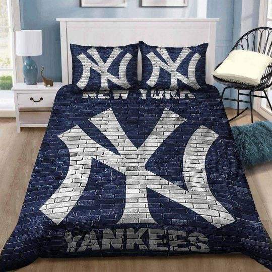 New York Yankees Duvet Cover Bedding Set Ver 2