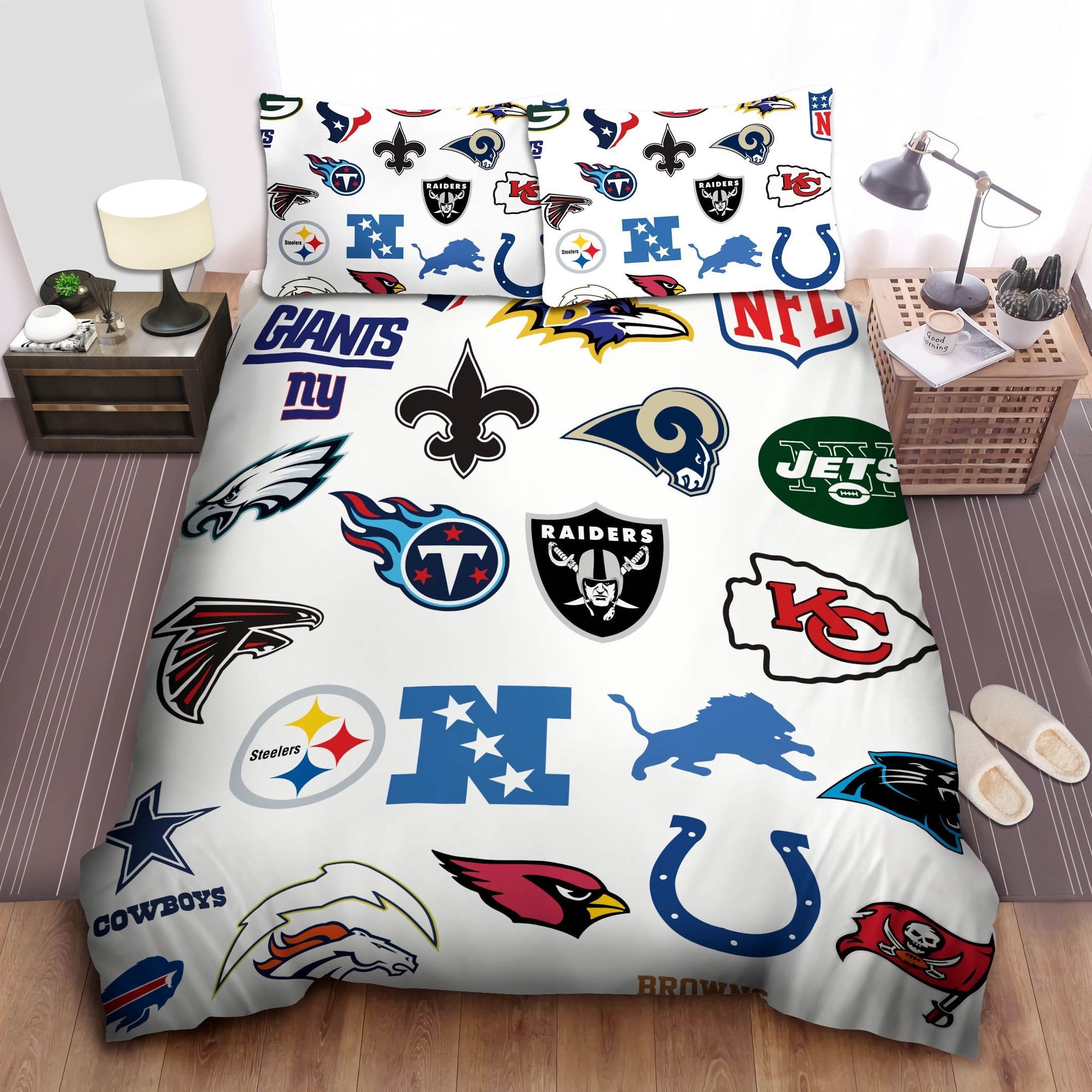 Nfl Bed Sheets Duvet Cover Bedding Sets