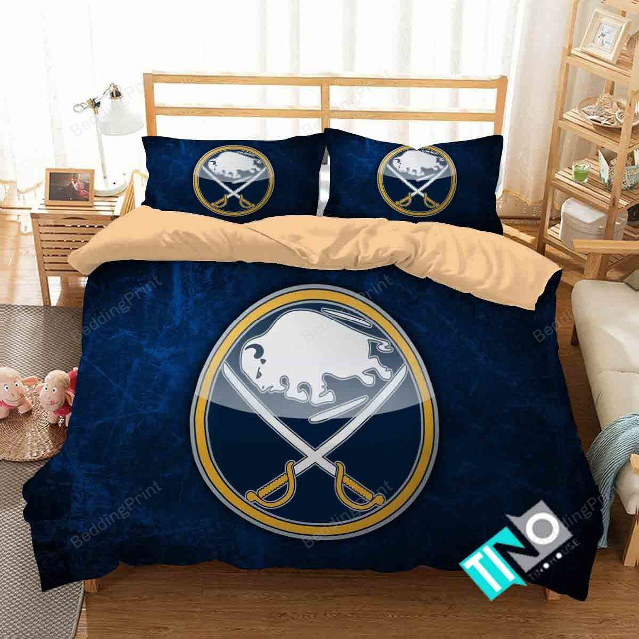 Nhl Buffalo Sabres Logo 3d Printed Bedding Set (duvet Cover & Pillow Cases)