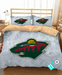Nhl Minnesota Wild 1 Logo 3d Personalized Customized Beddingsets Duvet Cover Bedroom Set Bedset Bedlinen V