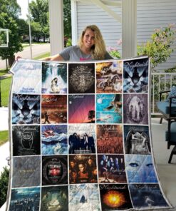 Nightwish Albums Cover Poster Quilt Blanket Ver 2