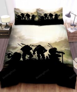 Ninja Turtles Cool Silhouettes Bed Sheets Duvet Cover Bedding Sets