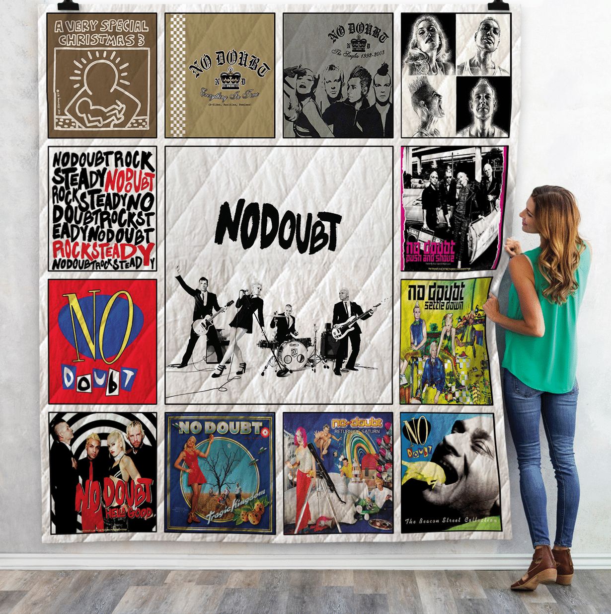 No Doubt Albums Quilt Blanket New