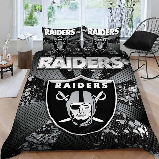 Oakland Raiders B091093 Bedding Set (duvet Cover & Pillow Cases)