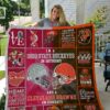 Ohio State Buckeyes Amp Cleveland Browns Quilt Blanket