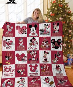 Oklahoma Sooners Disney Quilt Blanket