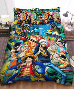 One Piece, League Of Luffy And Law Bed Sheets Duvet Cover Bedding Sets
