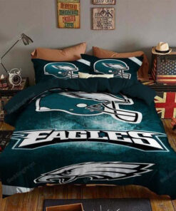 Philadelphia Eagles Bedding Set Sleepy Halloween (duvet Cover & Pillow Cases)