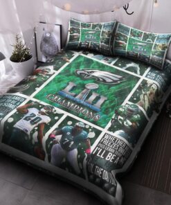Philadelphia Eagles V1 Quilt Bed Set