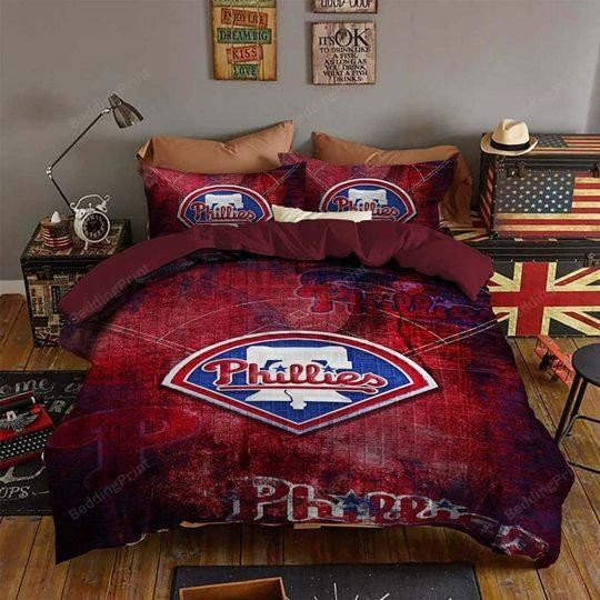 Philadelphia Phillies B160980 Bedding Set (duvet Cover & Pillow Cases)