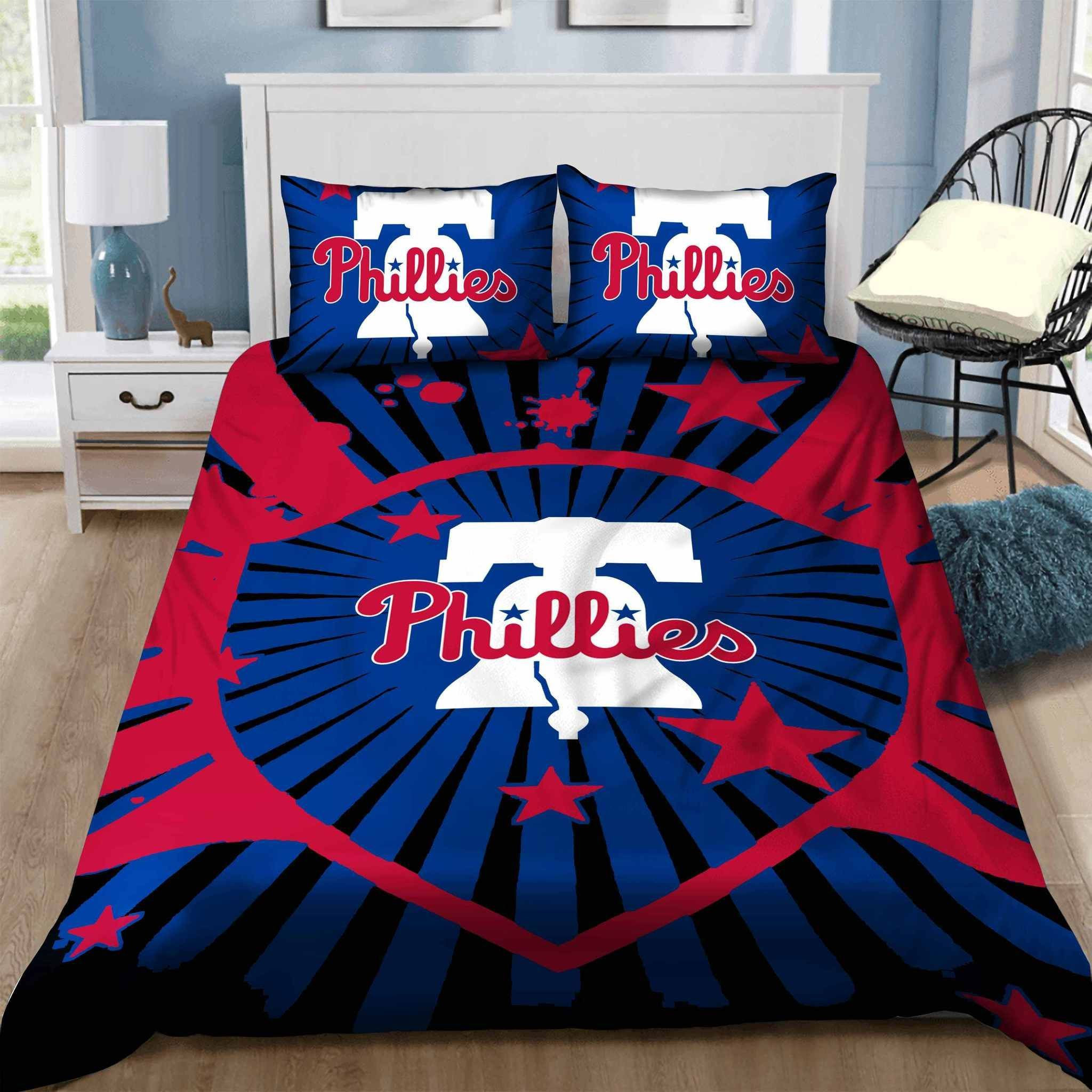 Philadelphia Phillies Bedding Set Sleepy Duvet Cover Pillow Cases