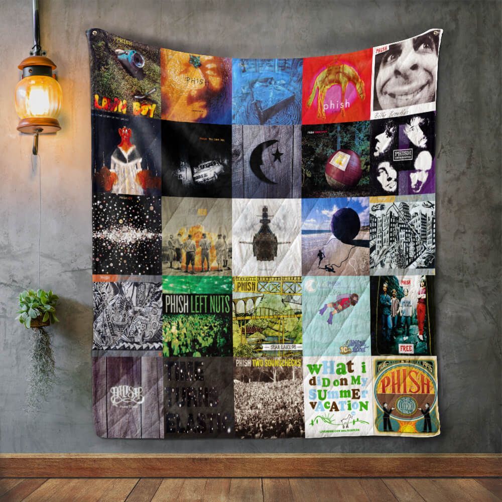 Phish Style Two Album Covers Quilt Blanket