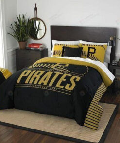 Pittsburgh Pirates Bedding Set Halloween And Christmas Sale (duvet Cover & Pillow Cases)