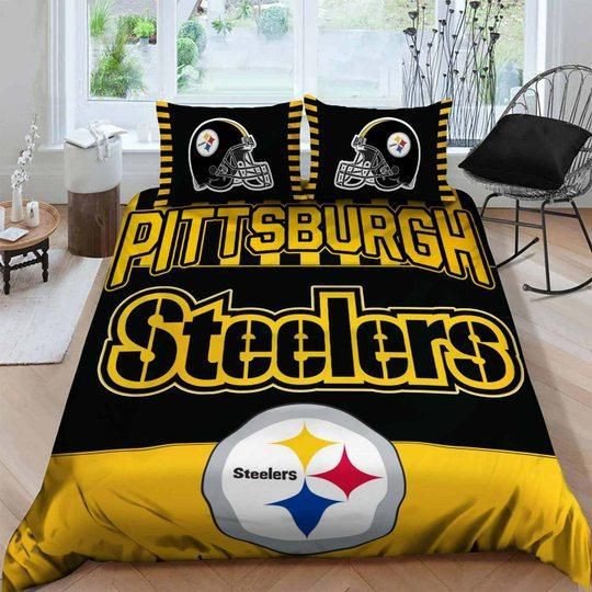 Pittsburgh Steelers B260871 Bedding Set Sleepy Halloweenand Christmas Sale
