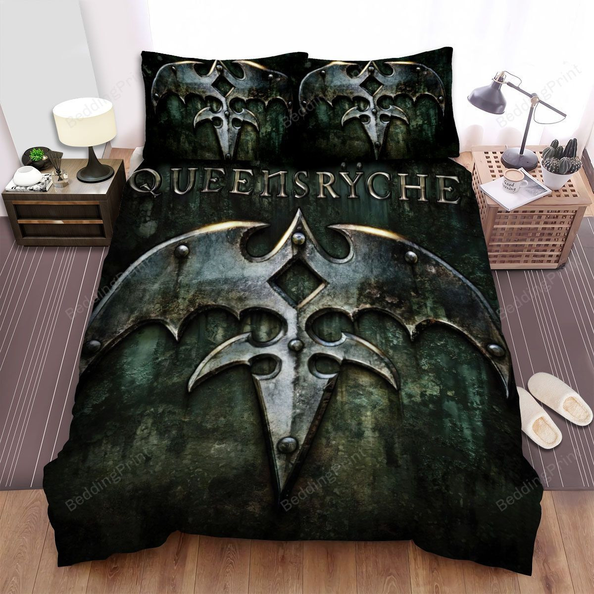 Queensryche Album Logo Art Bed Sheets Duvet Cover Bedding Sets