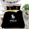 Ralph Lauren Polo Logo Custom Bedding Set (duvet Cover &pillowcases)