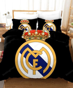Real Madrid Logo 3d Printed Duvet Cover Bedding Set