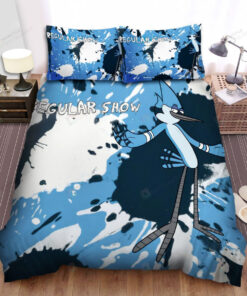 Regular Show Mordecai Solo Digital Art Bed Sheets Spread Duvet Cover Bedding Sets