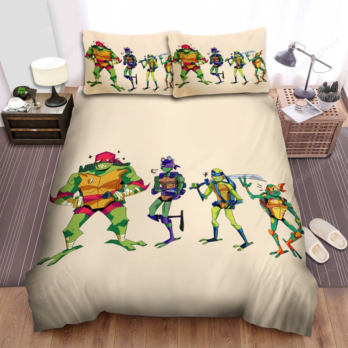 Rise Of The Teenage Mutant Ninja Turtles The Force Photo Bed Sheets Spread Duvet Cover Bedding Sets