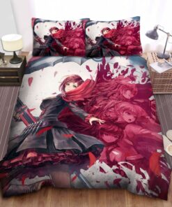 Rwby Ruby Rose & Friends Bed Sheets Duvet Cover Bedding Sets