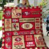 San Francisco 49ers Quilt Blanket Ver 02