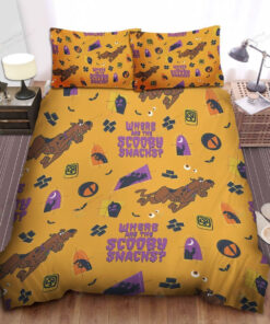 Scooby Doo Movies, Where Are The Scooby Snacks Bed Sheets Spread Comforter Duvet Cover Bedding Sets