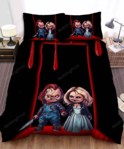 Seed Of Chucky Blood Bed Sheets Duvet Cover Bedding Sets