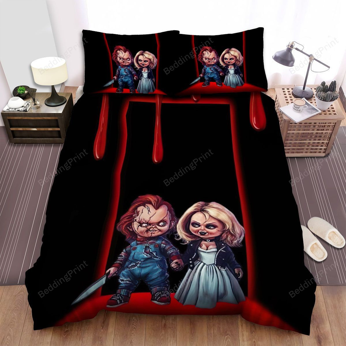Seed Of Chucky Blood Bed Sheets Duvet Cover Bedding Sets