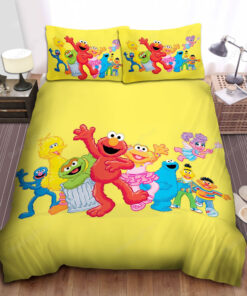 Sesame Street, Flying Abby Cadabby Bed Sheets Duvet Cover Bedding Sets