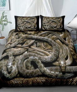 Snakes Pattern Bed Sheet Duvet Cover Bedding Sets