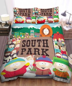 South Park Characters All In One Bed Sheets Spread Duvet Cover Bedding Sets