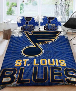 St. Louis Blues Logo 3d Printed Bedding Set (duvet Cover & Pillow Cases)
