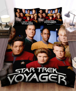 Star Trek: Voyager Characters In Season 4 Bed Sheets Spread Comforter Duvet Cover Bedding Sets