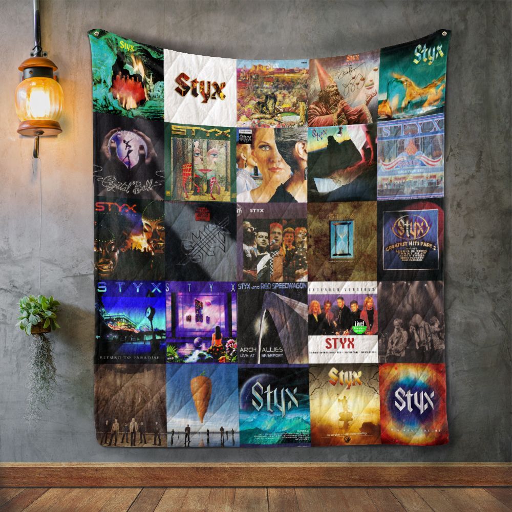 Styx Album Covers Quilt Blanket