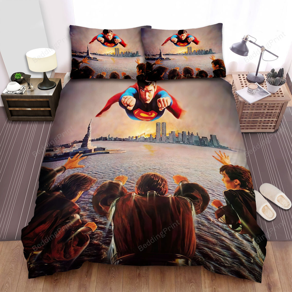 Superman Ii (1980) Poster Movie Poster Bed Sheets Duvet Cover Bedding Sets Ver 2