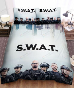 S.w.a.t. (2017) Movie Poster Ver 1 Bed Sheets Spread Comforter Duvet Cover Bedding Sets
