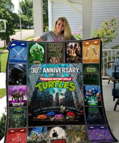 Teenage Mutant Ninja Turtles 30th Anniversary All Seasons Quilt Blanket