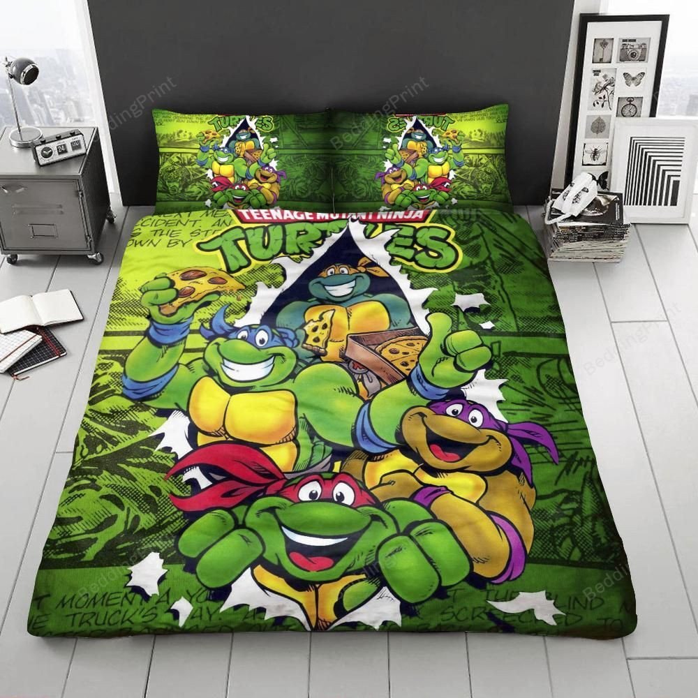 Teenage Mutant Ninja Turtles Bedding Set V2 (duvet Cover & Pillow Cases)