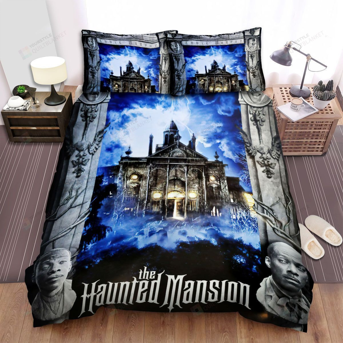 The Haunted Mansion (2003) Movie Poster Ver 4 Bed Sheets Spread Comforter Duvet Cover Bedding Sets