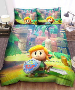 The Legend Of Zelda Links Awakening 3d Artwork Bed Sheets Duvet Cover Bedding Sets
